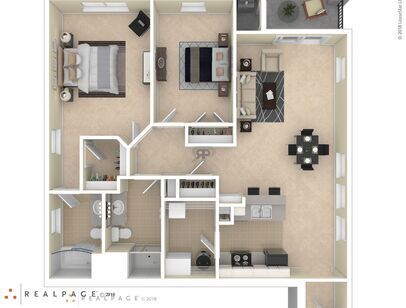 D: Beds - 2: Baths - 2: SqFt Range - 1193 to 1193