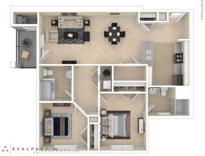 B: Beds - 2: Baths - 2: SqFt Range - 1110 to 1110