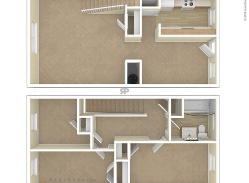 3 Bedroom: Beds - 3: Baths - 1: SqFt Range - 1224 to 1224