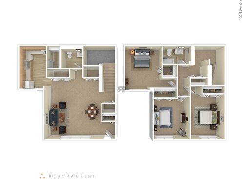 3 Bedroom: Beds - 3: Baths - 1: SqFt Range - 700 to 700