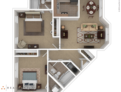 Captain: Beds - 2: Baths - 2: SqFt Range - 790 to 790