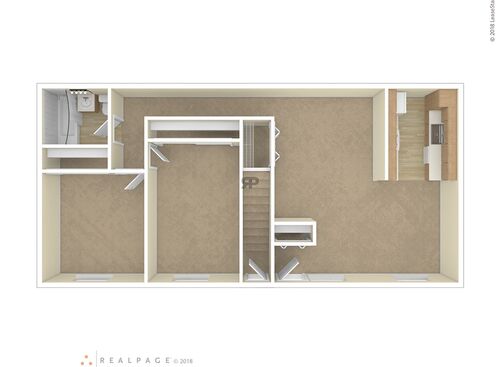2 Bedroom: Beds - 2: Baths - 1: SqFt Range - 929 to 929