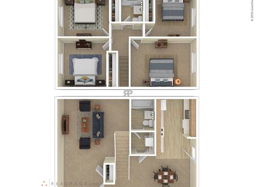 4 Bedroom: Beds - 4: Baths - 2: SqFt Range - 1451 to 1451