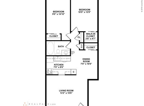 2 Bedroom 1 Bath: Beds - 2: Baths - 1: SqFt Range - 0 to 0