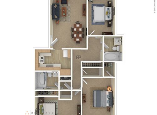 3 Bedroom 2 Bath: Beds - 3: Baths - 2: SqFt Range - 0 to 0