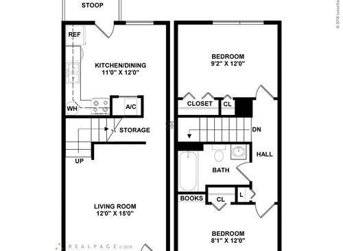 2 Bedroom: Beds - 2: Baths - 1: SqFt Range - 700 to 700