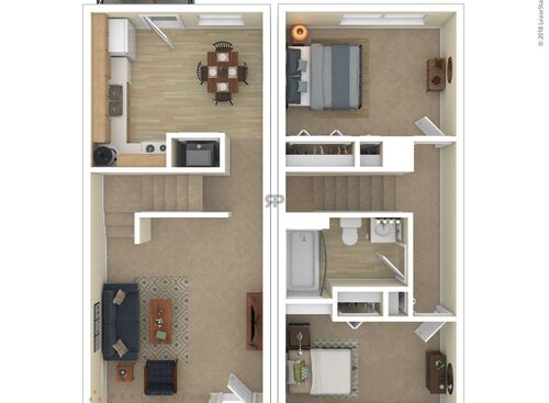 2 Bedroom: Beds - 2: Baths - 1: SqFt Range - 700 to 700