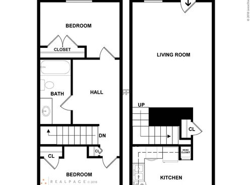 2 Bedroom: Beds - 2: Baths - 1: SqFt Range - 500 to 500