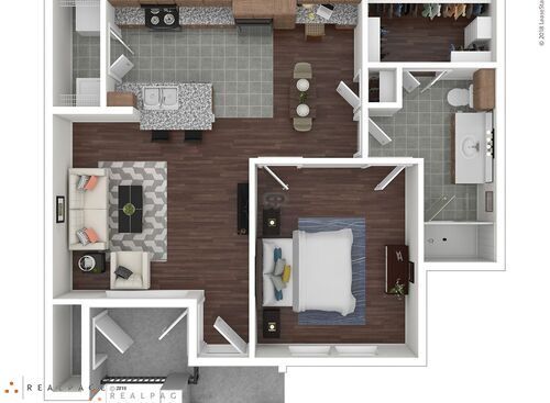 A1: Beds - 1: Baths - 1: SqFt Range - 743 to 743
