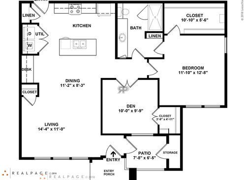 A4: Beds - 1: Baths - 1: SqFt Range - 945 to 945