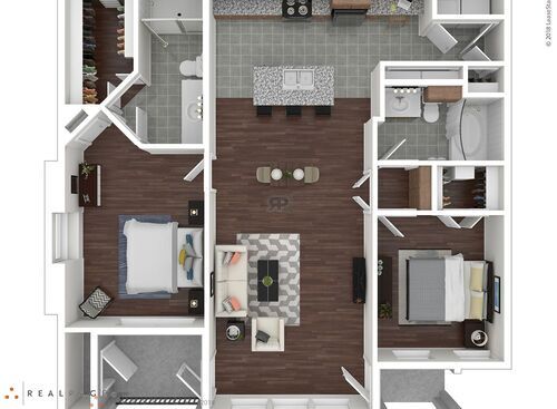 B1: Beds - 2: Baths - 2: SqFt Range - 1093 to 1093