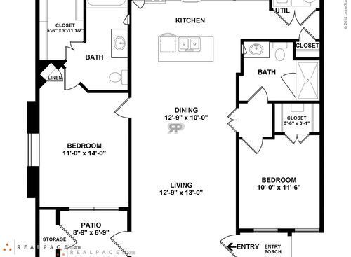 B2: Beds - 2: Baths - 2: SqFt Range - 1093 to 1093