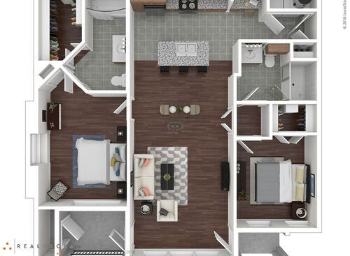 B2: Beds - 2: Baths - 2: SqFt Range - 1093 to 1093