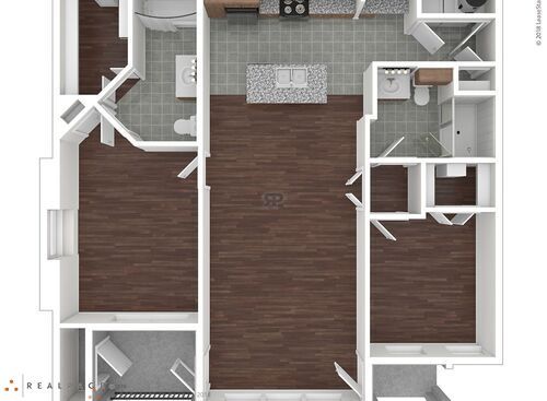 B2: Beds - 2: Baths - 2: SqFt Range - 1093 to 1093