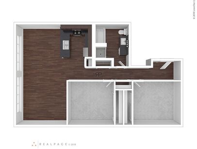 2X1 Large: Beds - 2: Baths - 1: SqFt Range - 1080 to 1080