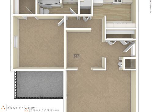 1 Bedroom	: Beds - 1: Baths - 1: SqFt Range - 700 to 700