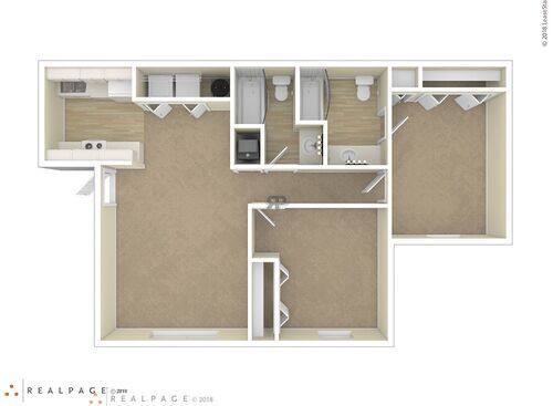2C: Beds - 2: Baths - 2: SqFt Range - 906 to 906