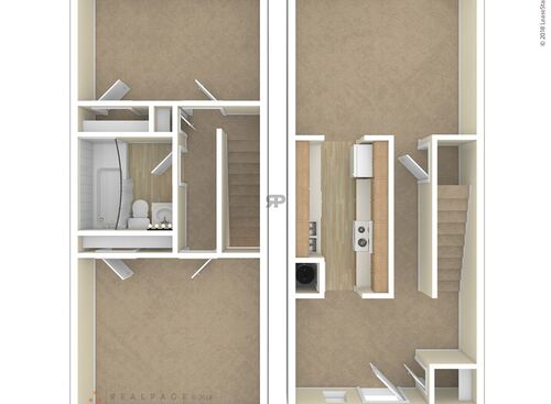 2 Bedroom: Beds - 2: Baths - 1: SqFt Range - 1152 to 1152