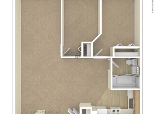 2 Bedroom: Beds - 2: Baths - 1: SqFt Range - 905 to 905