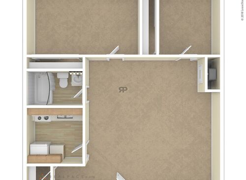 2 Bedroom: Beds - 2: Baths - 1: SqFt Range - 600 to 600