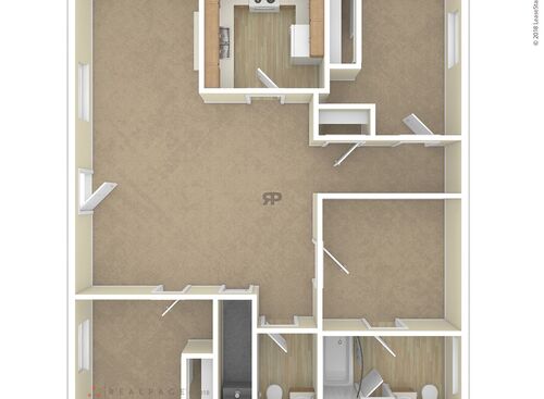 3 Bedroom: Beds - 3: Baths - 1: SqFt Range - 700 to 700