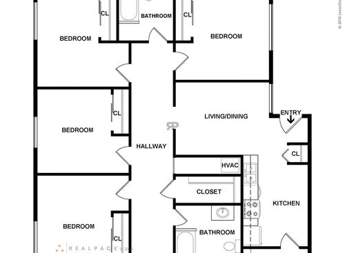 4 Bedroom: Beds - 4: Baths - 2: SqFt Range - 800 to 800