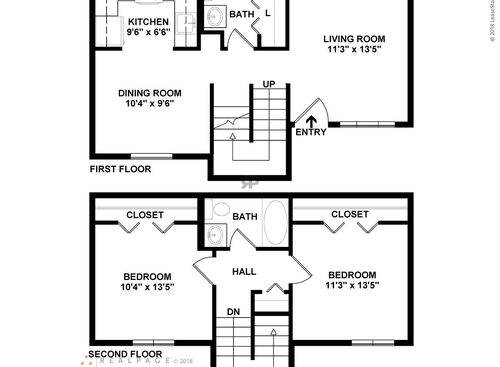2 Bedroom: Beds - 2: Baths - 1: SqFt Range - 600 to 600