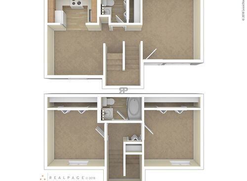 2 Bedroom: Beds - 2: Baths - 1: SqFt Range - 600 to 600