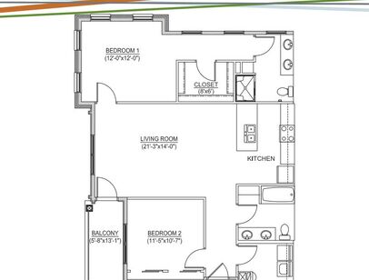 C-1189: Beds - 2: Baths - 2: SqFt Range - 1189 to 1189