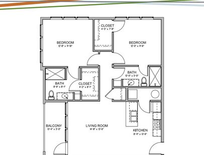 Crescent: Beds - 2: Baths - 2: SqFt Range - 1063 to 1063