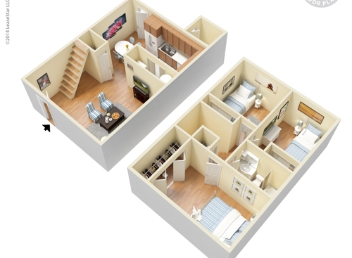 3BR  - 30% of Gross Income: Beds - 3: Baths - 1: SqFt Range - 840 to 840