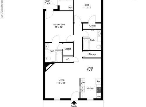 The Byland: Beds - 2: Baths - 1: SqFt Range - 1160 to 1160
