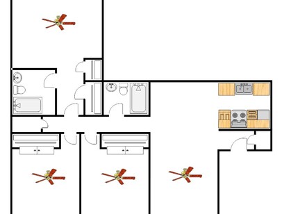 El Pueblo: Beds - 3: Baths - 2: SqFt Range - 1120 to 1120