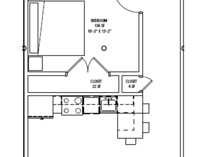 Bristol: Beds - 1: Baths - 1: SqFt Range - 725 to 725
