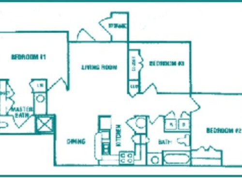 3bedroom/2bath Upstairs: Beds - 3: Baths - 2: SqFt Range - 1175 to 1175