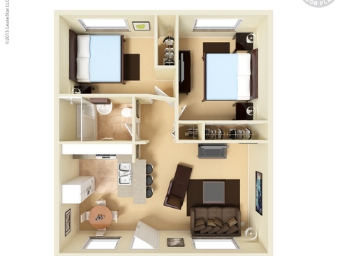 Summerlin: Beds - 2: Baths - 1: SqFt Range - 800 to 800