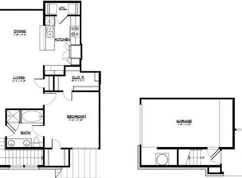 A12: Beds - 1: Baths - 1: SqFt Range - 869 to 869