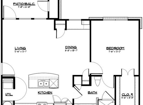 A3: Beds - 1: Baths - 1: SqFt Range - 759 to 759