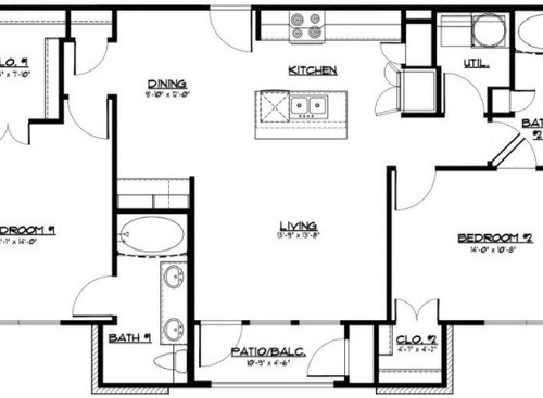 B1: Beds - 2: Baths - 2: SqFt Range - 1085 to 1085