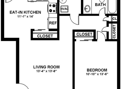 1  Bedroom: Beds - 1: Baths - 1: SqFt Range - 650 to 650