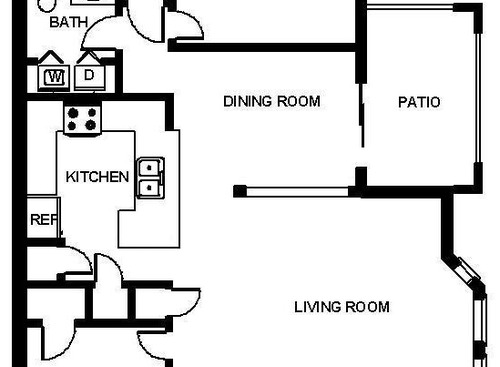 One Bedroom w/ Study - Plank Floors: Beds - 1: Baths - 1.5: SqFt Range - 975 to 975