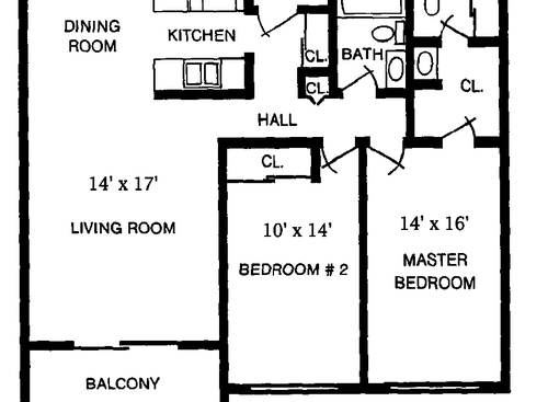 Reed: Beds - 2: Baths - 1: SqFt Range - 1100 to 1100