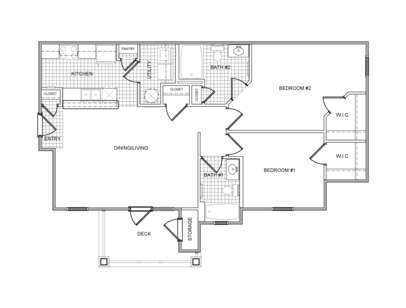 Blue Dawn: Beds - 2: Baths - 2: SqFt Range - 1100 to 1100
