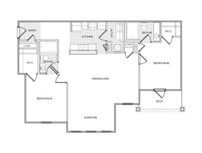Cloudy Skies: Beds - 2: Baths - 2: SqFt Range - 1236 to 1236