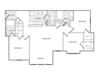 Imperial: Beds - 3: Baths - 2: SqFt Range - 1391 to 1391