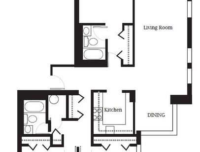Three Bedroom Two Bath: Beds - 3: Baths - 2: SqFt Range - 1700 to 1700