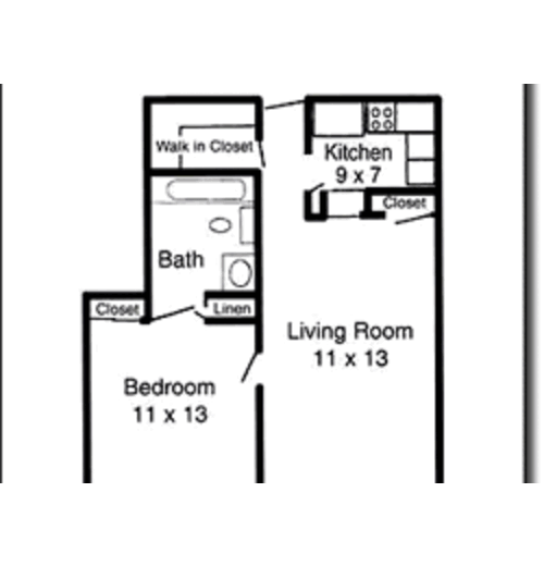 Newark: Beds - 1: Baths - 1: SqFt Range - 525 to 525