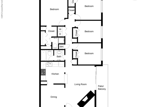 The Delphine: Beds - 4: Baths - 2: SqFt Range - 1500 to 1500