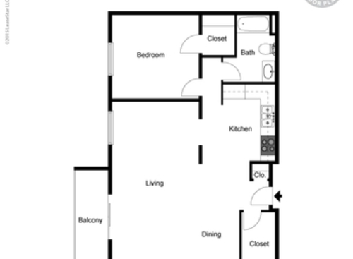 Elite: Beds - 1: Baths - 1: SqFt Range - 850 to 850
