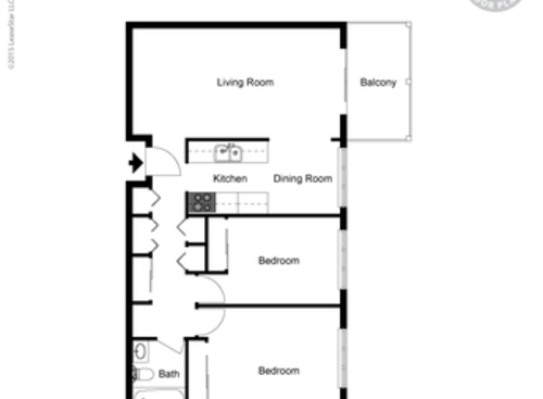 Edinborough: Beds - 2: Baths - 1: SqFt Range - 940 to 940